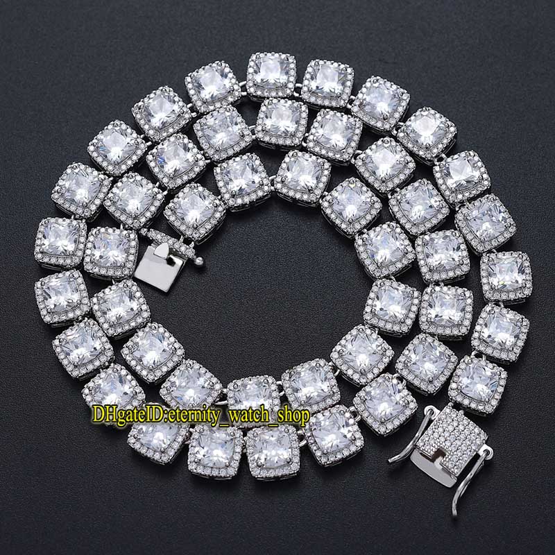 European and American new high-quality hip hop men Iced Out Diamond necklace 10mm square CZ Diamonds necklace Hip Hop Bling Chain eternity
European and American new high-quality hip hop men Iced Out Diamond necklace 10mm square CZ Diamonds necklace Hip Hop Bling Chain eternity