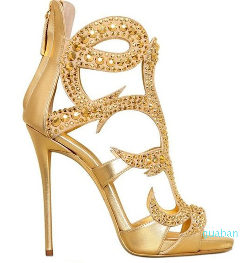 New Design Women Fashion Open Toe Rhinestone Stiletto Heel Gladiator Sandals Cut-out Crystal Gold High Heel Sandals Formal Dress Shoes0700, Black
New Design Women Fashion Open Toe Rhinestone Stiletto Heel Gladiator Sandals Cut-out Crystal Gold High Heel Sandals Formal Dress Shoes0700, Black