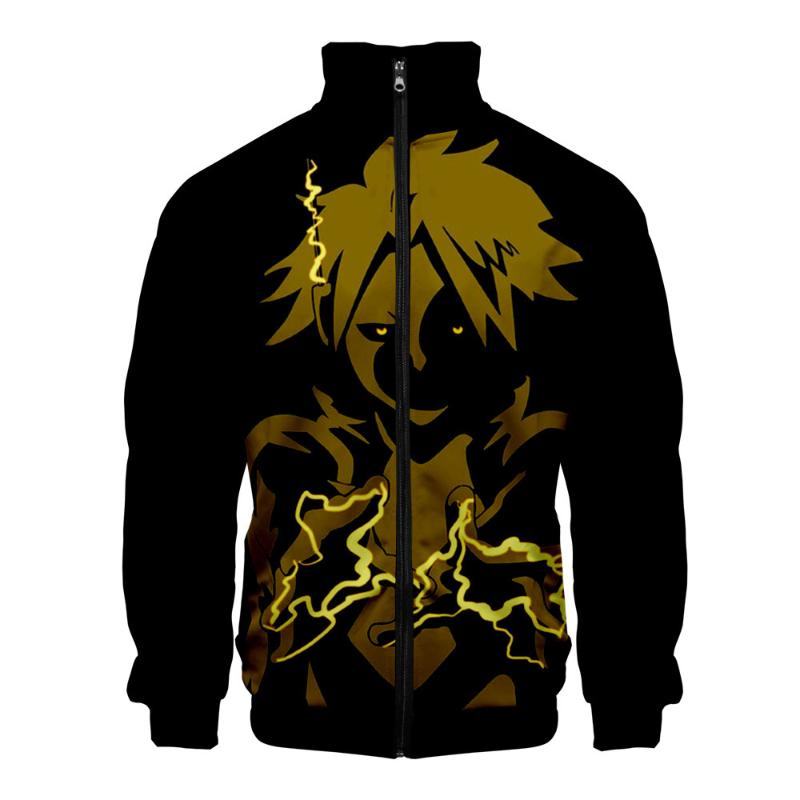 Men's Jackets 2022 Denki Kaminari 3D Print Stand Collar Zipper Jacket Men Women Harajuku Sweatshirt Long Sleeve Clothes, Black;brown 
Men's Jackets 2022 Denki Kaminari 3D Print Stand Collar Zipper Jacket Men Women Harajuku Sweatshirt Long Sleeve Clothes, Black;brown