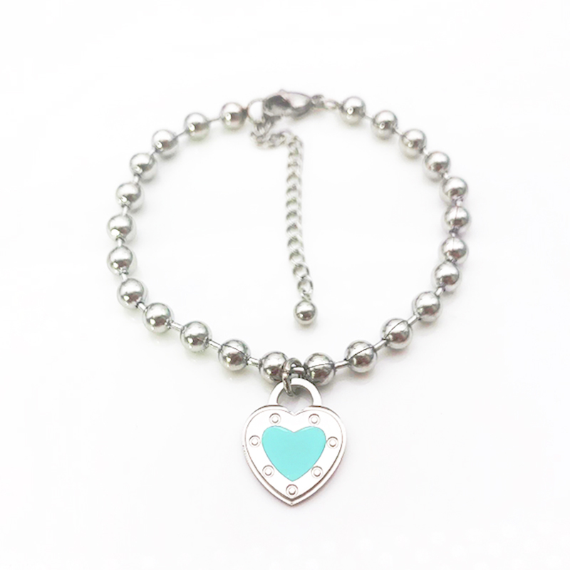 Luxury bracelet stainless steel ot buckle couple fashion chain on hand blue pink green red Valentine's day gifts for girlfriend accessories wholesale
Luxury bracelet stainless steel ot buckle couple fashion chain on hand blue pink green red Valentine's day gifts for girlfriend accessories wholesale