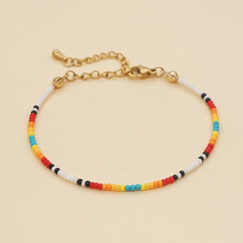 Beaded, Strands Shinus Thin Bracelets For Women Miyuki Seed Beads Simple Tribe Bracelet Native Style Jewelry Adjustable Stainless Steel Chai
Beaded, Strands Shinus Thin Bracelets For Women Miyuki Seed Beads Simple Tribe Bracelet Native Style Jewelry Adjustable Stainless Steel Chai
