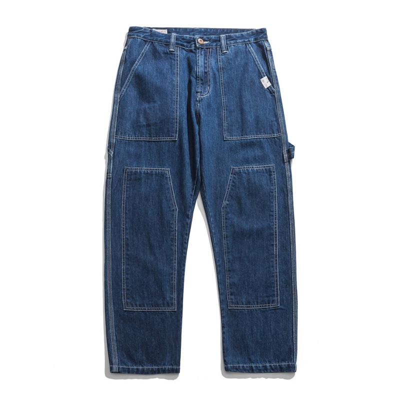 Autumn Patch Jeans Men' European And American Fashion Brand Loose Straight-leg Pants Street Trend Casual Trousers, Blue
Autumn Patch Jeans Men' European And American Fashion Brand Loose Straight-leg Pants Street Trend Casual Trousers, Blue