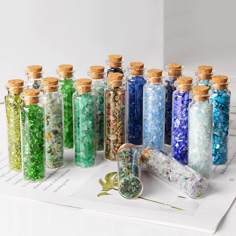 Other 3-5MM Mini Natural Crystal Quartz Stone Mineral Gravel In Glass Wishing Bottle Rock Chip Reiki Gem Healing Gift Home Decor
Other 3-5MM Mini Natural Crystal Quartz Stone Mineral Gravel In Glass Wishing Bottle Rock Chip Reiki Gem Healing Gift Home Decor