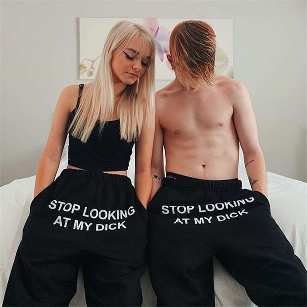 Hip Hop Womens Sweatpants Stop Looking At My D Letter Printed Pants For Spring Autumn 2 Colors Black Gray Jogger Pants#957, Black;white
Hip Hop Womens Sweatpants Stop Looking At My D Letter Printed Pants For Spring Autumn 2 Colors Black Gray Jogger Pants#957, Black;white