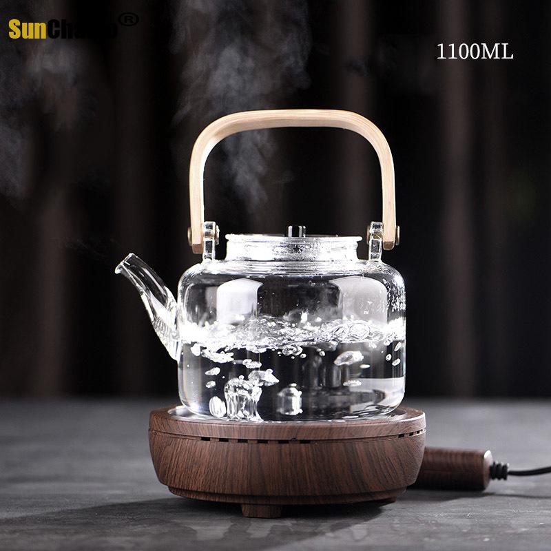 Electric Kettles Glass Teapot Heat-resistant And Explosion-proof Household Filter Boiling Water Special Bamboo Handle Beam
Electric Kettles Glass Teapot Heat-resistant And Explosion-proof Household Filter Boiling Water Special Bamboo Handle Beam