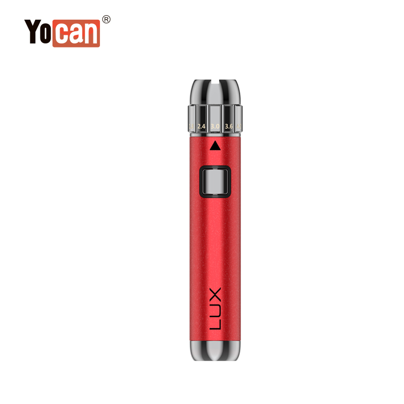 Yocan Lux Vape Pen Battery E Cigarette Mod Preheat Batteries 400mAh Adjustable Voltage 510 thread 20pcs a Display Box
Yocan Lux Vape Pen Battery E Cigarette Mod Preheat Batteries 400mAh Adjustable Voltage 510 thread 20pcs a Display Box