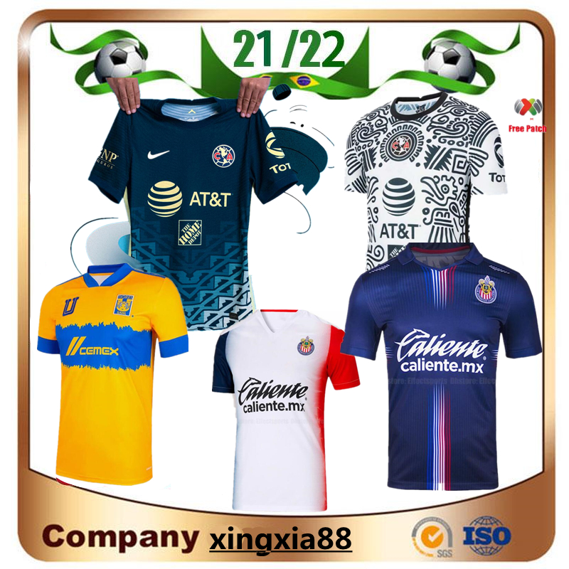 20 21 22 Club America Away Soccer Jerseys 2021 2122 Home UNAM Third LEON UANL Tigres Chivas Guadalajara 115 year kit Camisas de Futebol Foot, Black;yellow
20 21 22 Club America Away Soccer Jerseys 2021 2122 Home UNAM Third LEON UANL Tigres Chivas Guadalajara 115 year kit Camisas de Futebol Foot, Black;yellow