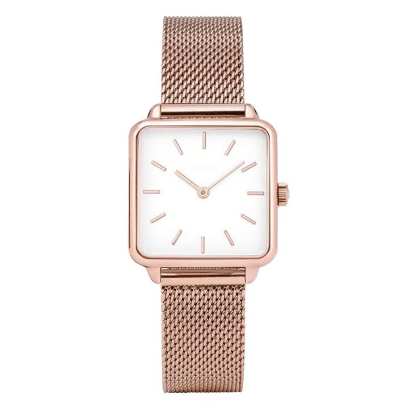 Wristwatches Drop Square Women's Watch Alloy Mesh Belt Quartz Casual Fashion Stainless Steel Female Montre Femme, Silver white
Wristwatches Drop Square Women's Watch Alloy Mesh Belt Quartz Casual Fashion Stainless Steel Female Montre Femme, Silver white
