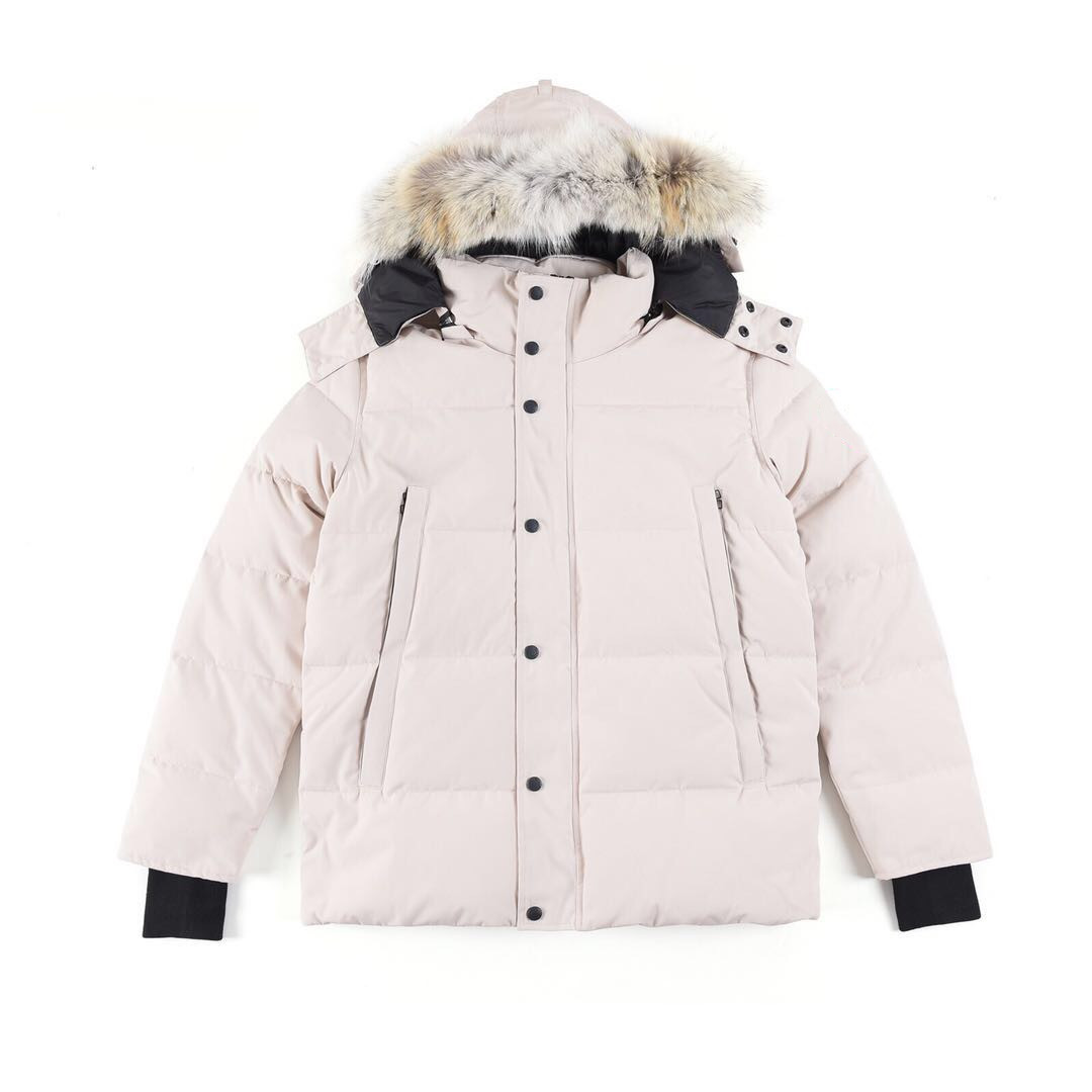 Men Short Down Parka Removable Fur Ruff Winter Jacket Fusion Fit Warm Coat Designer Women Exterior Interior Pockets Zipper Stretch Rib Cuff Outwear, Jacket dustbag
Men Short Down Parka Removable Fur Ruff Winter Jacket Fusion Fit Warm Coat Designer Women Exterior Interior Pockets Zipper Stretch Rib Cuff Outwear, Jacket dustbag