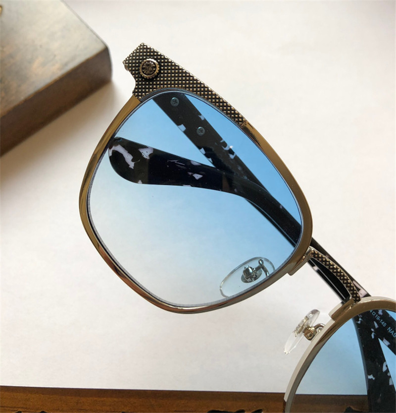Pretty Square metal frame RETRO SUNGLASSES fashion designer men's sunglasspunk style UV400 protective glasses
