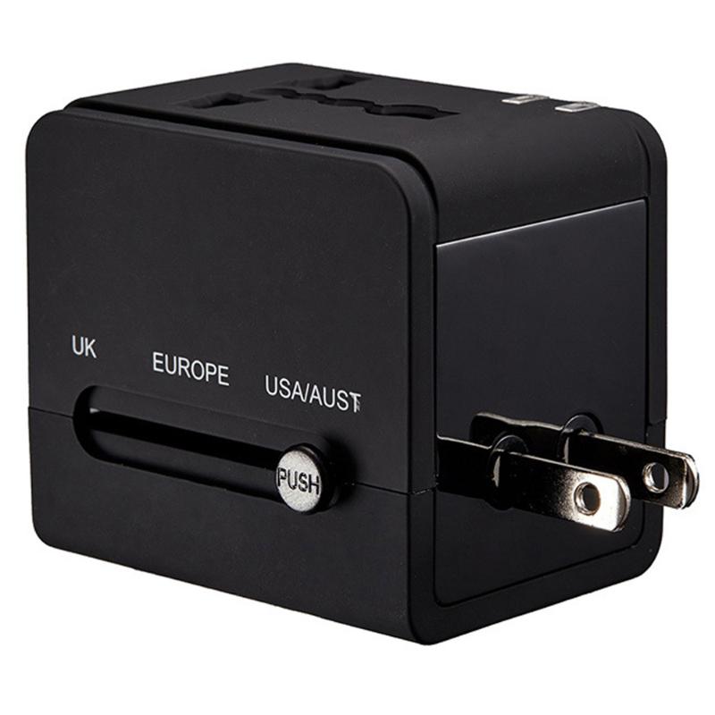 Smart Power Plugs White Black 5V 2.1A 1A Universal International Adapter World Travel 2 USB Charger Adaptor With AU US UK EU Converter Plug
Smart Power Plugs White Black 5V 2.1A 1A Universal International Adapter World Travel 2 USB Charger Adaptor With AU US UK EU Converter Plug