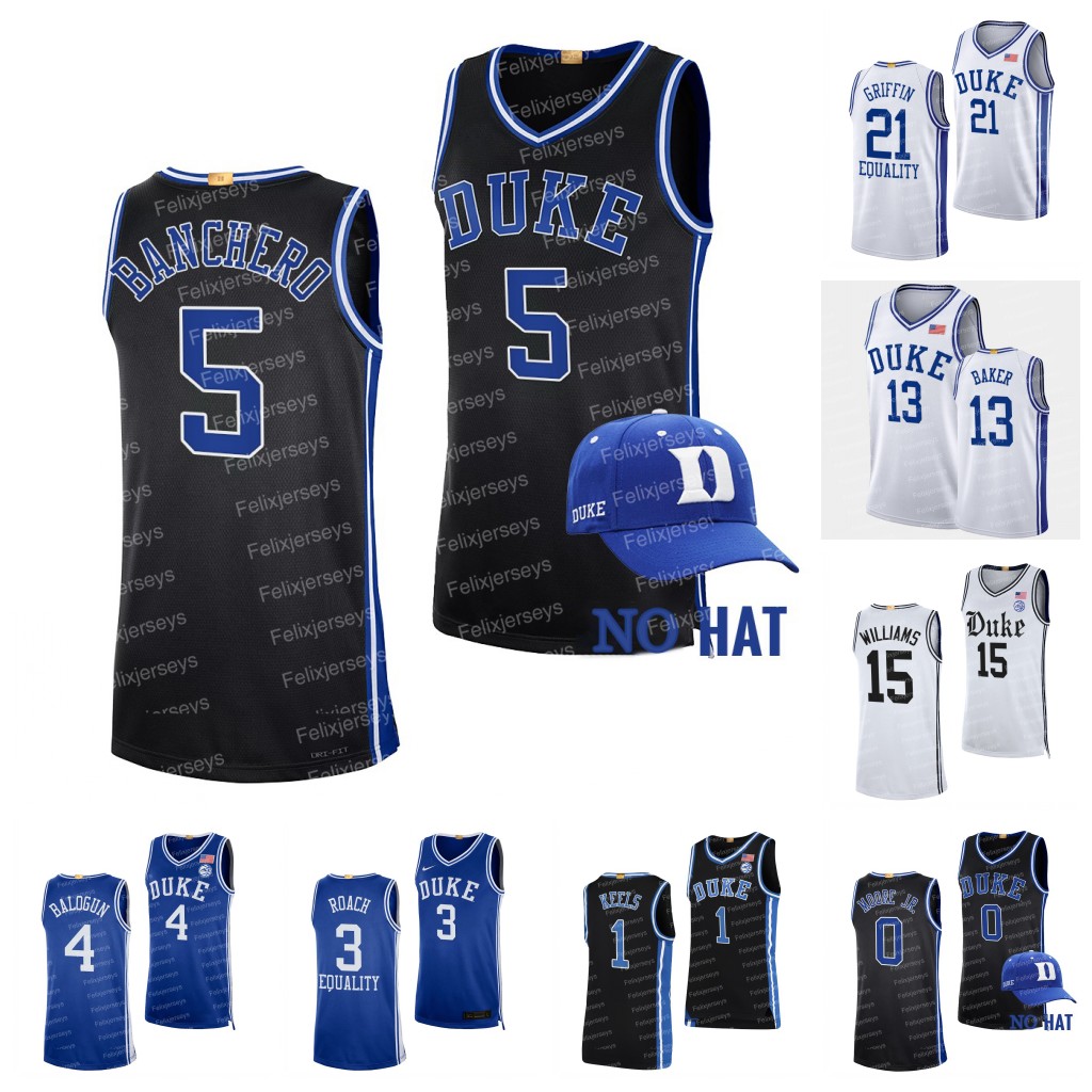 Duke Blue Devils NCAA College Basketball Jersey Paolo Banchero Wendell Moore Jr. Trevor Keels Mark Williams Jeremy Roach A.J. Griffin Joey Baker Theo John Bates Jones, White
Duke Blue Devils NCAA College Basketball Jersey Paolo Banchero Wendell Moore Jr. Trevor Keels Mark Williams Jeremy Roach A.J. Griffin Joey Baker Theo John Bates Jones, White