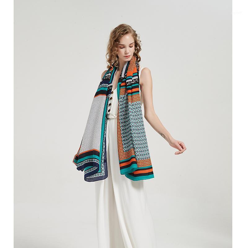Scarves 2021 Design Brand Women Scarf Fashion Print Cotton Spring Winter Warm Hijabs Lady Pashmina Foulard Bandana 180*90cm, Blue;gray
Scarves 2021 Design Brand Women Scarf Fashion Print Cotton Spring Winter Warm Hijabs Lady Pashmina Foulard Bandana 180*90cm, Blue;gray