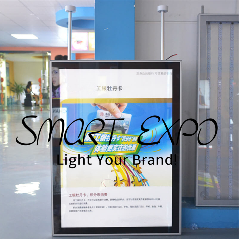 Advertising Display 60*90cm Restaurant Menu Displaying Double Sides LED Light Box Featuring 42mm Thickness Aluminum Frame with Wooden Case Packing