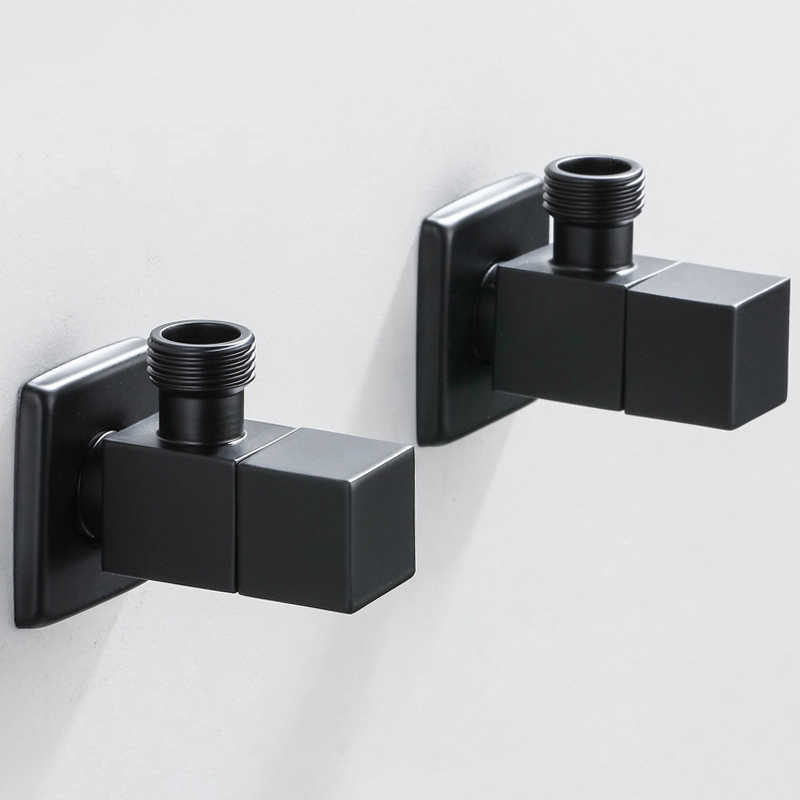 Tuqiu Angle Water Control Brus Gold Corner Bathroom Tap Water 1/2*1/2 Stainless Steel Black Angle s 210727
Tuqiu Angle Water Control Brus Gold Corner Bathroom Tap Water 1/2*1/2 Stainless Steel Black Angle s 210727