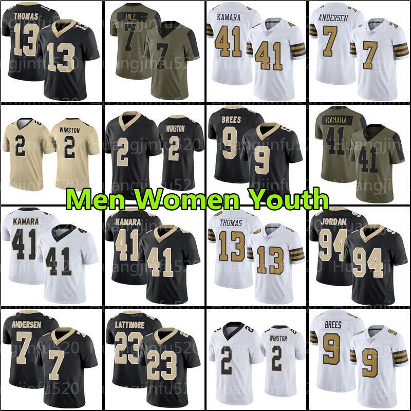 41 Alvin Kamara 2 Jameis Winston Football Jersey 9 Drew Brees Cameron Marquez Callaway 7 Taysom Hill Demario Davis 13 Michael Thomas Marshon Lattimore, Men jersey
41 Alvin Kamara 2 Jameis Winston Football Jersey 9 Drew Brees Cameron Marquez Callaway 7 Taysom Hill Demario Davis 13 Michael Thomas Marshon Lattimore, Men jersey