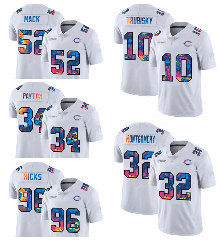 ChicagoBearsMEN #52 Khalil Mack 34 Walter Payton 10 Mitchell Trubisky Fashion Multi-Color 2020 Crucial Catch Limited Jersey
ChicagoBearsMEN #52 Khalil Mack 34 Walter Payton 10 Mitchell Trubisky Fashion Multi-Color 2020 Crucial Catch Limited Jersey