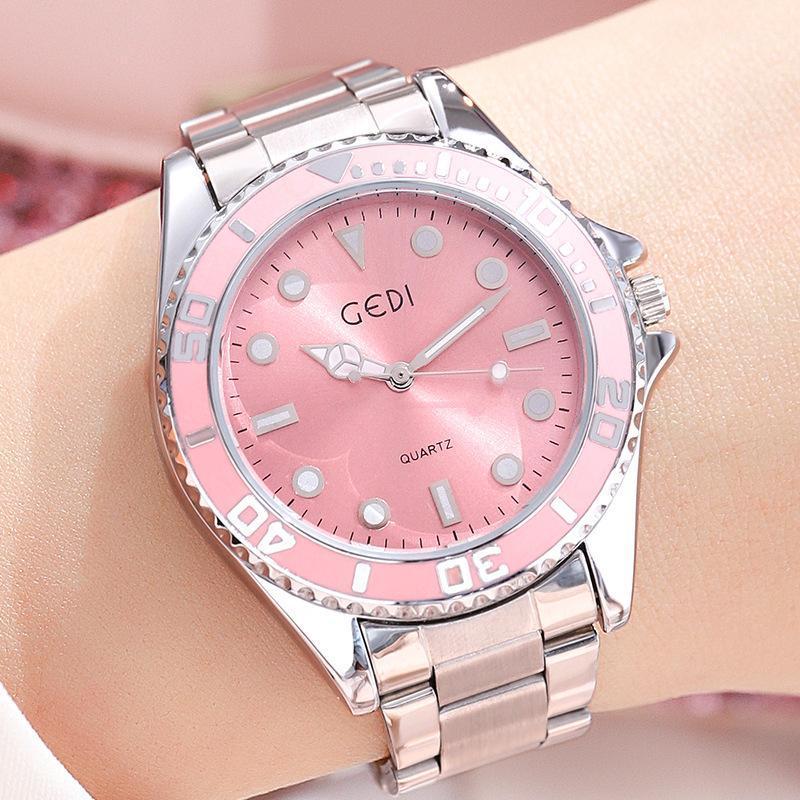 Luxury Women Dress Watches Top Brand GEDI Silver Stainless Steel Minimalism Elegant Lady Watch Water Resistance Female Clock Wristwatches, Red
Luxury Women Dress Watches Top Brand GEDI Silver Stainless Steel Minimalism Elegant Lady Watch Water Resistance Female Clock Wristwatches, Red