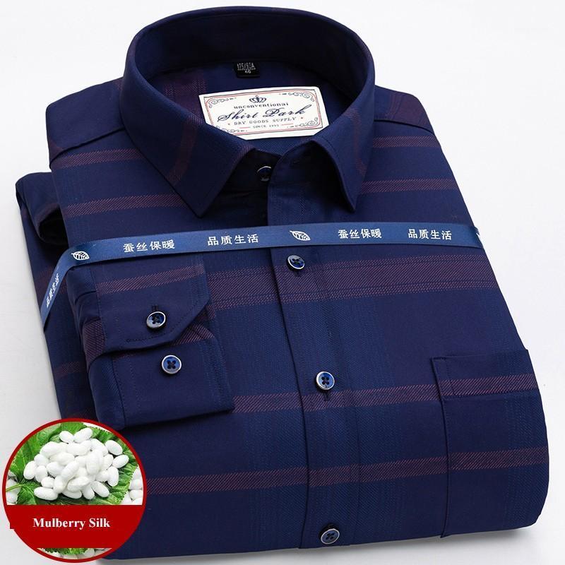 Men's Dress Shirts Winter Long Sleeve Plaid Flannel Fur Lined Thick Work Fleece Warm Shirt For Men
Men's Dress Shirts Winter Long Sleeve Plaid Flannel Fur Lined Thick Work Fleece Warm Shirt For Men