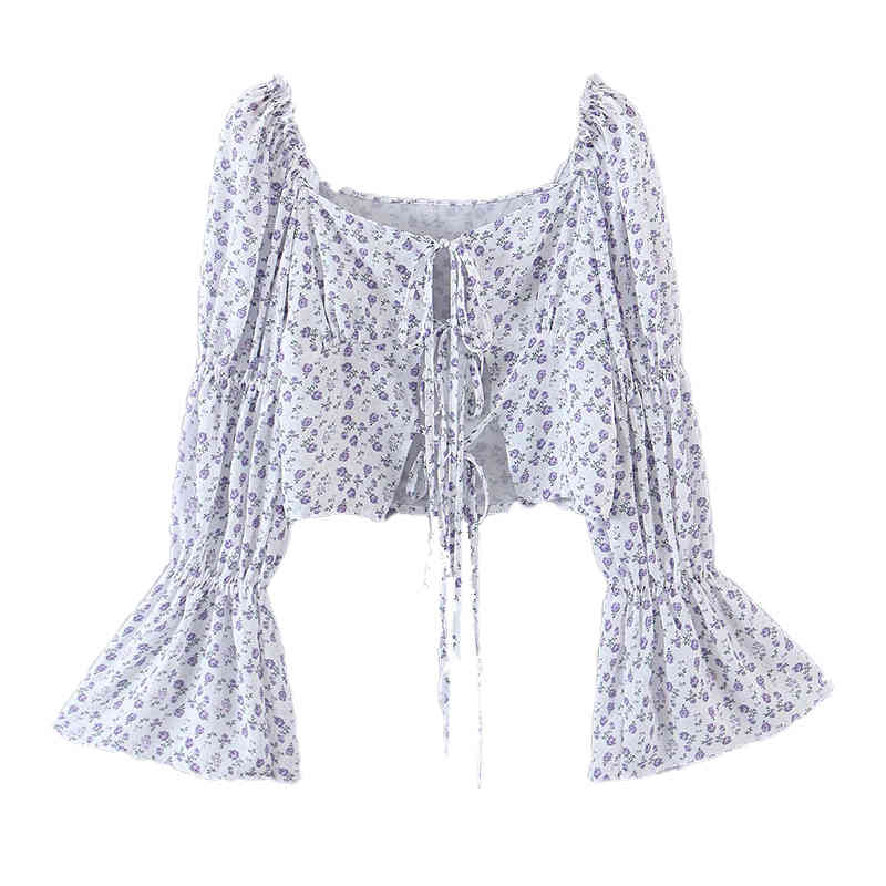 Summer Women French Small Floral Lace Placket Flared Sleeves Square Collar Shirt Female Sexy Beach Top 210520, Multi
Summer Women French Small Floral Lace Placket Flared Sleeves Square Collar Shirt Female Sexy Beach Top 210520, Multi