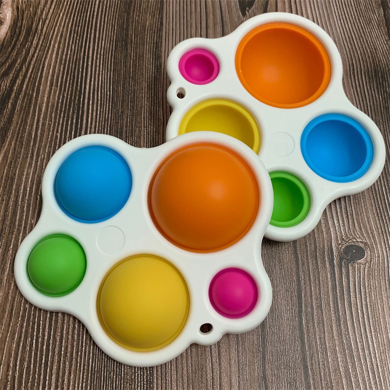 Simple Dimple Fidget c, Pop Fidget Push Pop Silicone Sensory Toys, Infant Early Education Attention Learning Toys 606 T2
Simple Dimple Fidget c, Pop Fidget Push Pop Silicone Sensory Toys, Infant Early Education Attention Learning Toys 606 T2