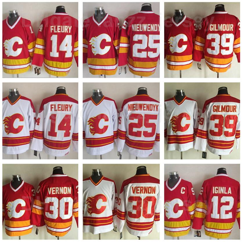 Vintage Classic Calgary Flames Ice Hockey 14 Theoren Fleury Jersey Retro 25 Joe Nieuwendyk 30 Mike Vernon 39 Doug Gilmour Stitched Red White, 2 white
Vintage Classic Calgary Flames Ice Hockey 14 Theoren Fleury Jersey Retro 25 Joe Nieuwendyk 30 Mike Vernon 39 Doug Gilmour Stitched Red White, 2 white