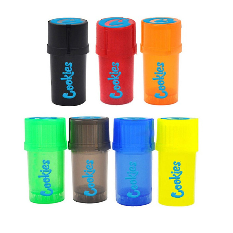 Cookies Plastic 2 in 1 Tobacco Smoking Grinder Bottle Style Crusher Herbal Herb Spice Grinding Airtainer Storage Container Case Stash Jar
Cookies Plastic 2 in 1 Tobacco Smoking Grinder Bottle Style Crusher Herbal Herb Spice Grinding Airtainer Storage Container Case Stash Jar