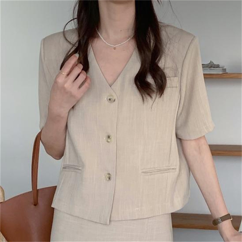 Feminine Minimalist Brief OL Prom Stylish Elegant Chic High Street Short Sleeves Loose All-Match Office Lady Blazers 210525, Apricot
Feminine Minimalist Brief OL Prom Stylish Elegant Chic High Street Short Sleeves Loose All-Match Office Lady Blazers 210525, Apricot