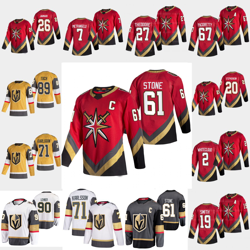 Vegas Golden Knights 2021-22 Jersey Mark Stone William Karlsson Alex Tuch Jonathan Marchessault Reilly Smith Alex Pietrangelo Shea Theodore Robin Lehner McCoshen, Youth kids home jersey
Vegas Golden Knights 2021-22 Jersey Mark Stone William Karlsson Alex Tuch Jonathan Marchessault Reilly Smith Alex Pietrangelo Shea Theodore Robin Lehner McCoshen, Youth kids home jersey