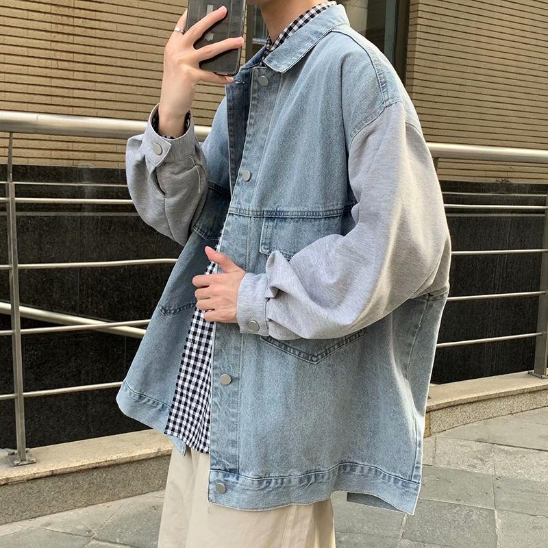 Men's Shirts 2021 Spring And Winter Slim Solid Color Couple Clothing Versatile Shirt Loose Casual Young