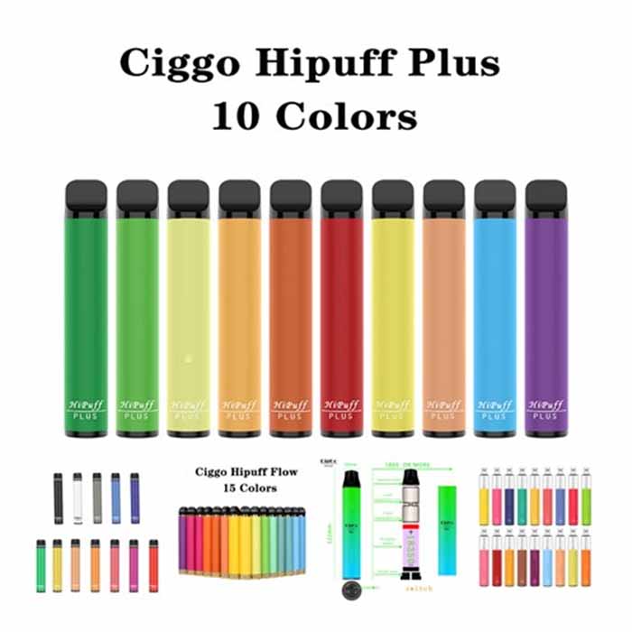 Original Ciggo Hipuff Plus J02 J03 J04 J05 J06 Disposable E Cigarette Vape pen 800 Puffs 1800 Puff Vaporizer Electronic Cigarettes 3.2ml 550mAh
Original Ciggo Hipuff Plus J02 J03 J04 J05 J06 Disposable E Cigarette Vape pen 800 Puffs 1800 Puff Vaporizer Electronic Cigarettes 3.2ml 550mAh