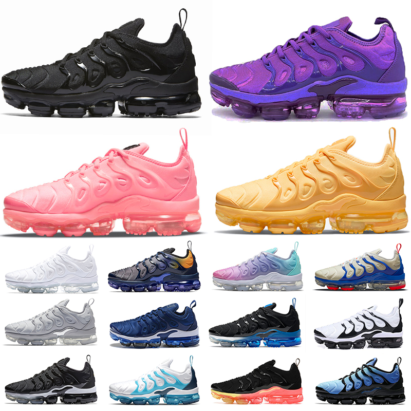 TN Plus Vapor Max Running Shoes Men Women Triple Black Coquettish Purple Yolk Bubblegum All Red Cherry Dark Blue Cargo Khaki Mens Womens Outdoor Trainers Sneakers, 40-47 all blue
TN Plus Vapor Max Running Shoes Men Women Triple Black Coquettish Purple Yolk Bubblegum All Red Cherry Dark Blue Cargo Khaki Mens Womens Outdoor Trainers Sneakers, 40-47 all blue