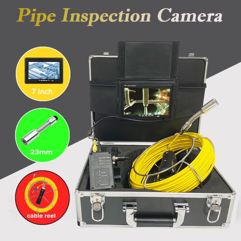 30 40 50M Pipe Inspection Video Camera 23mm Lens 12pcs LED Light Drain Sewer Industrial Endoscope IP Cameras
30 40 50M Pipe Inspection Video Camera 23mm Lens 12pcs LED Light Drain Sewer Industrial Endoscope IP Cameras