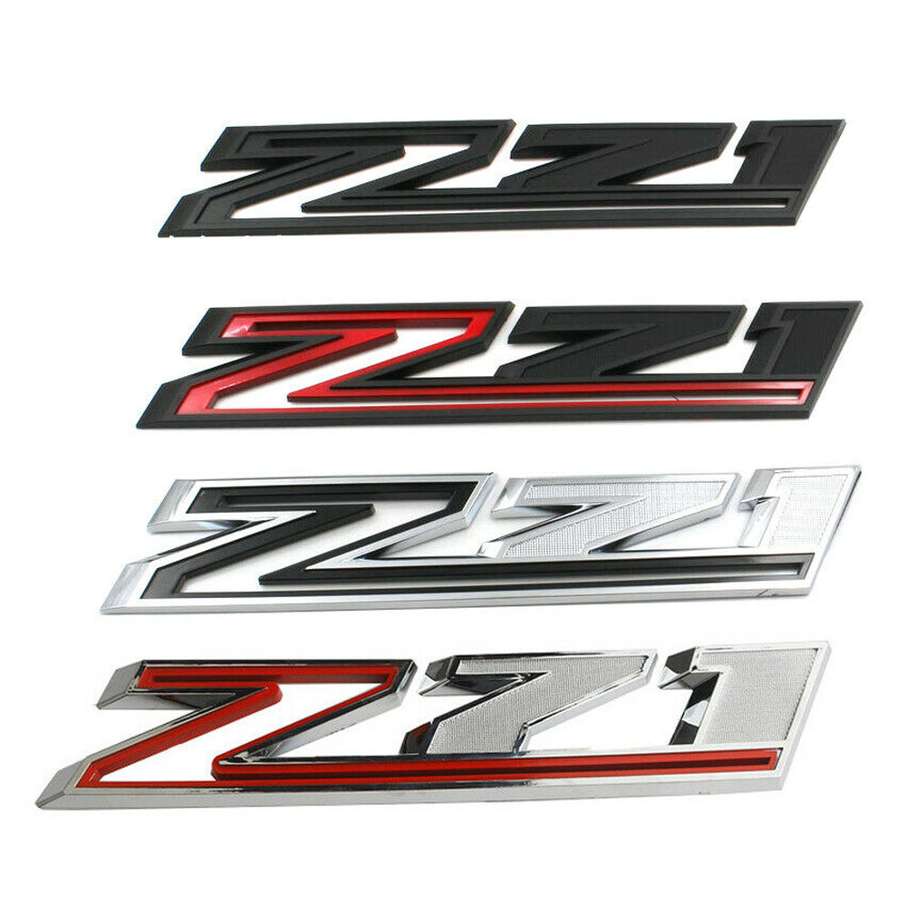 

Z71 Logo Badge Car Door Fender Rear Emblem Sticker Decal Tailgate For Chevrolet Silverado Colorado GMC Sierra 3500HD, As picture