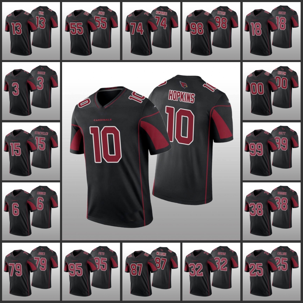 Jersey Arizona''Cardinals''Men #1 Kyler Murray 99 J.J. Watt 10 DeAndre Hopkins 18 A.J. Green''NFL''Women Youth Custom Black Color Rush Legend
Jersey Arizona''Cardinals''Men #1 Kyler Murray 99 J.J. Watt 10 DeAndre Hopkins 18 A.J. Green''NFL''Women Youth Custom Black Color Rush Legend