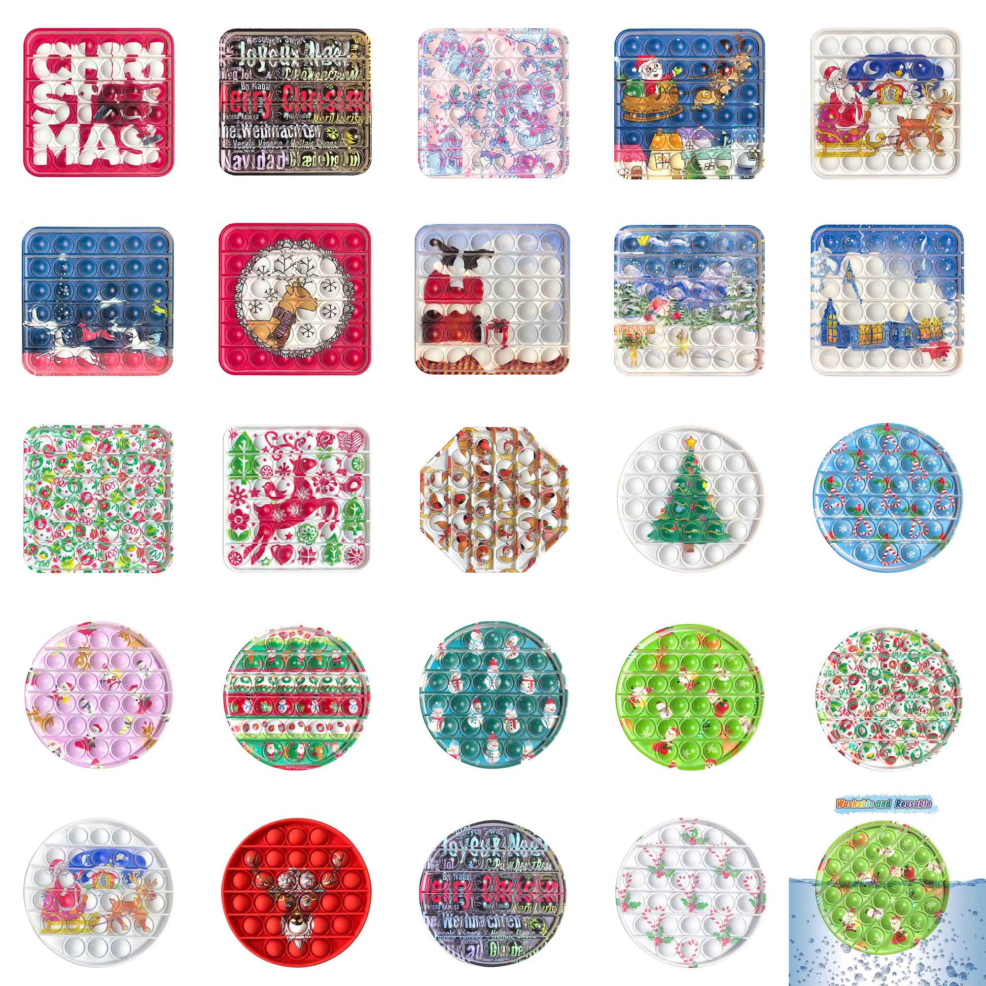 Christmas gifts Fidget Toys Push Bubble Sensory Autism Special Needs Stress Reliever Squeeze Decompression Toy for Kids Family Colour printing
Christmas gifts Fidget Toys Push Bubble Sensory Autism Special Needs Stress Reliever Squeeze Decompression Toy for Kids Family Colour printing