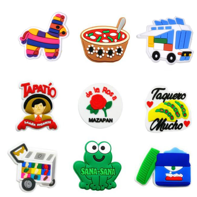 mexican style pvc shoe charms wholesale fashion accessories soft rubber jibitz for croc shoes plastic ornaments, White;pink
mexican style pvc shoe charms wholesale fashion accessories soft rubber jibitz for croc shoes plastic ornaments, White;pink