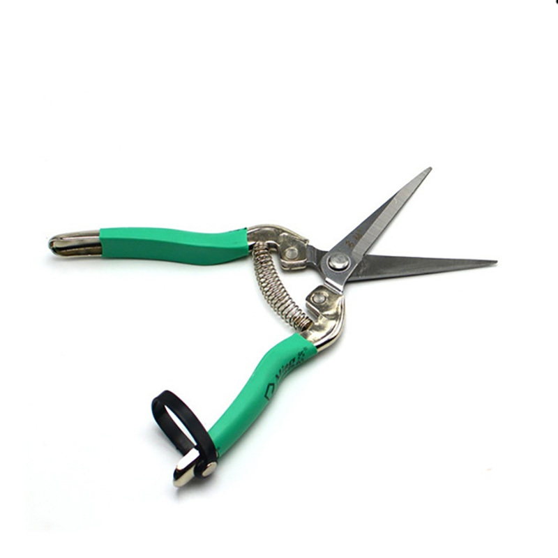 Professional 2sizes Fashion Plant Garden Gardening Tool Pruning Shears Bent Portable Fruit Picking Scissors Small Scissor