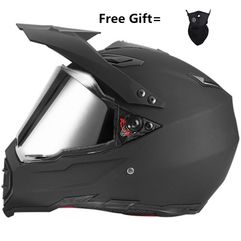 Motorcycle Helmets Professional Motocross Helmet Racing Off-road ATV Capacete Moto Casco Bicycle Downhill DH Cross Silver Lens Matte Black
Motorcycle Helmets Professional Motocross Helmet Racing Off-road ATV Capacete Moto Casco Bicycle Downhill DH Cross Silver Lens Matte Black