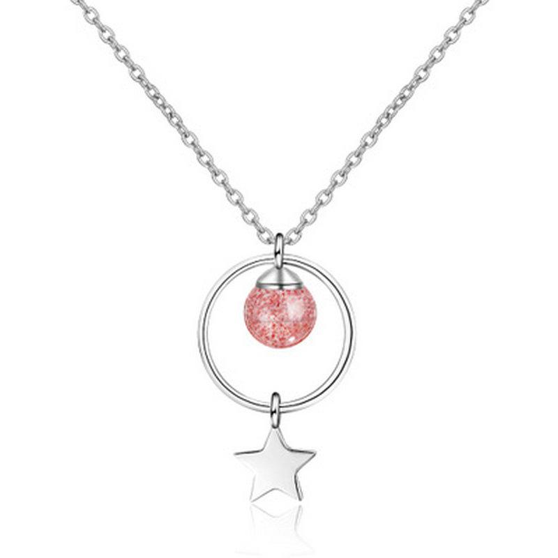 Pendant Necklaces River Women Necklace Star Charm Crystal Bead Girl Silver Color Chain Fashion Jewelry Gifts
Pendant Necklaces River Women Necklace Star Charm Crystal Bead Girl Silver Color Chain Fashion Jewelry Gifts