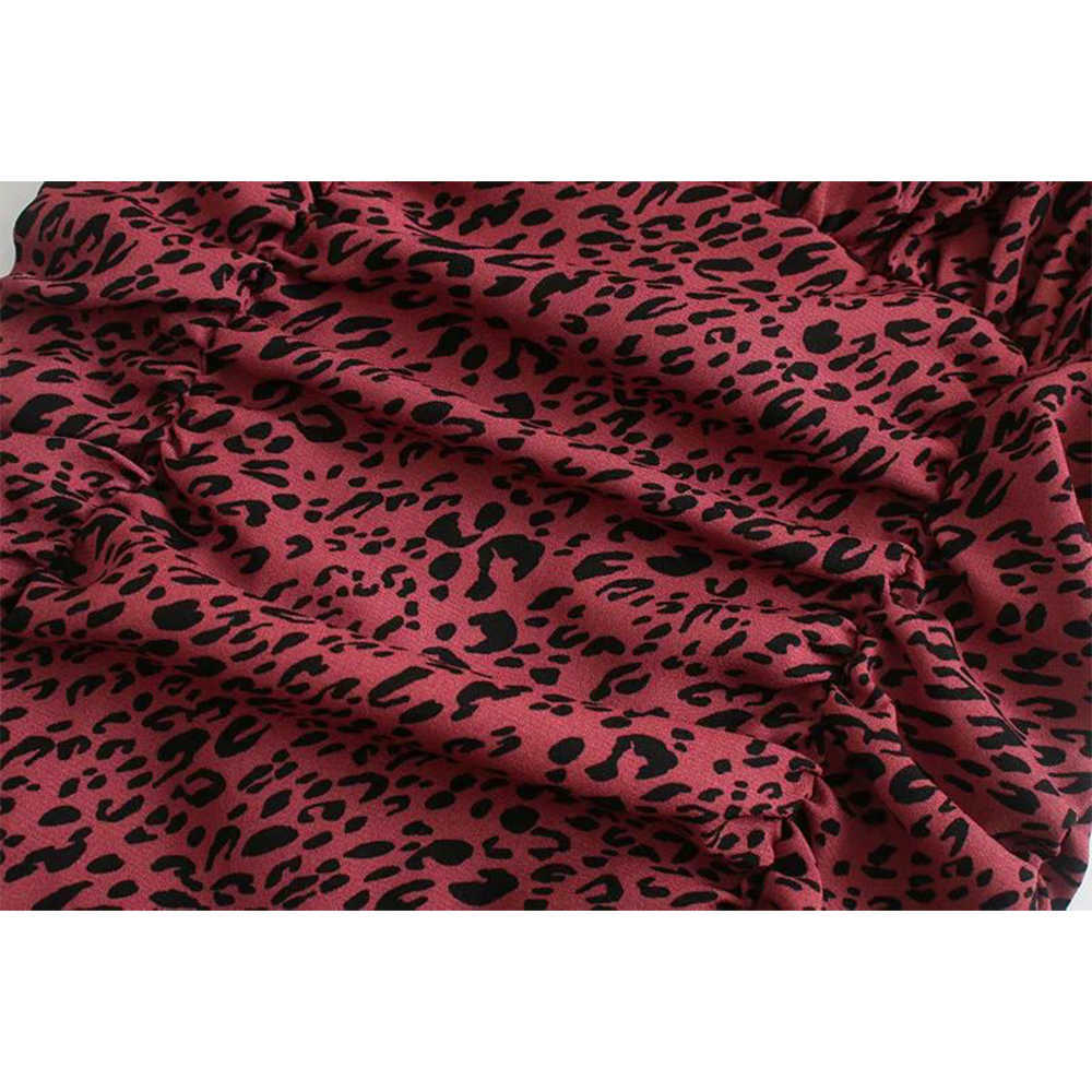 Women Dress Faux Jewelry Button Square-neck Long Sleeves Mini Dress Ruffled Hem Elegant casual vestidos femme robe 210709