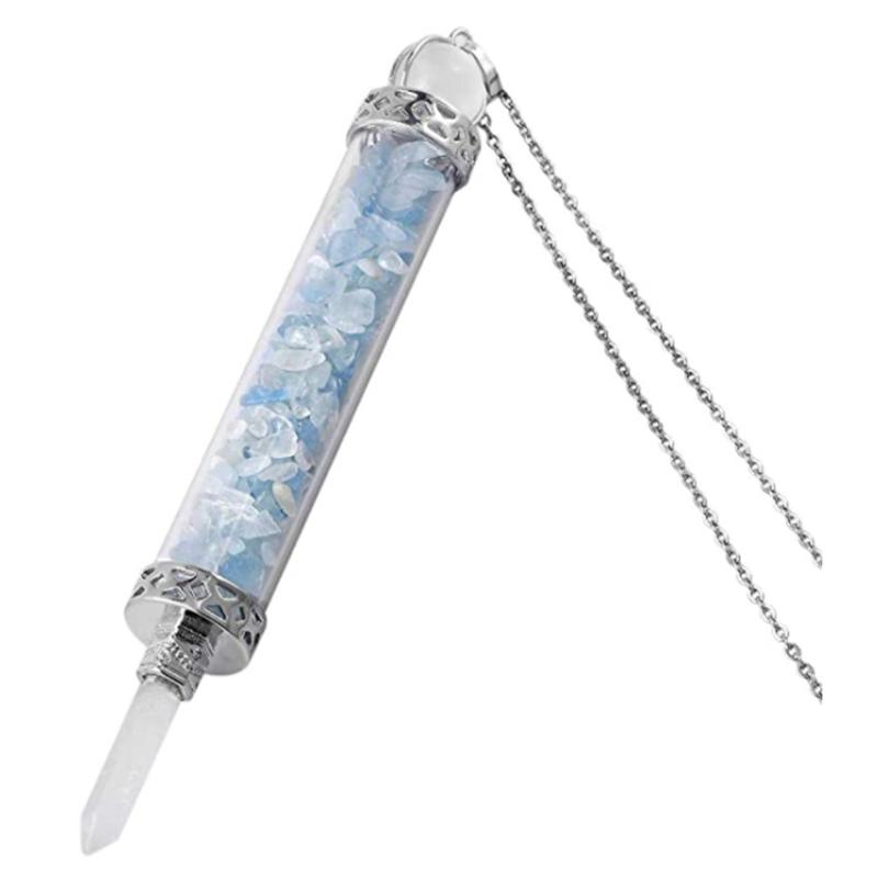 Pendant Necklaces FYSL Silver Plated Geometric Shape Tourmaline Stone Link Chain Necklace Aquamarines Crystal Jewelry
Pendant Necklaces FYSL Silver Plated Geometric Shape Tourmaline Stone Link Chain Necklace Aquamarines Crystal Jewelry