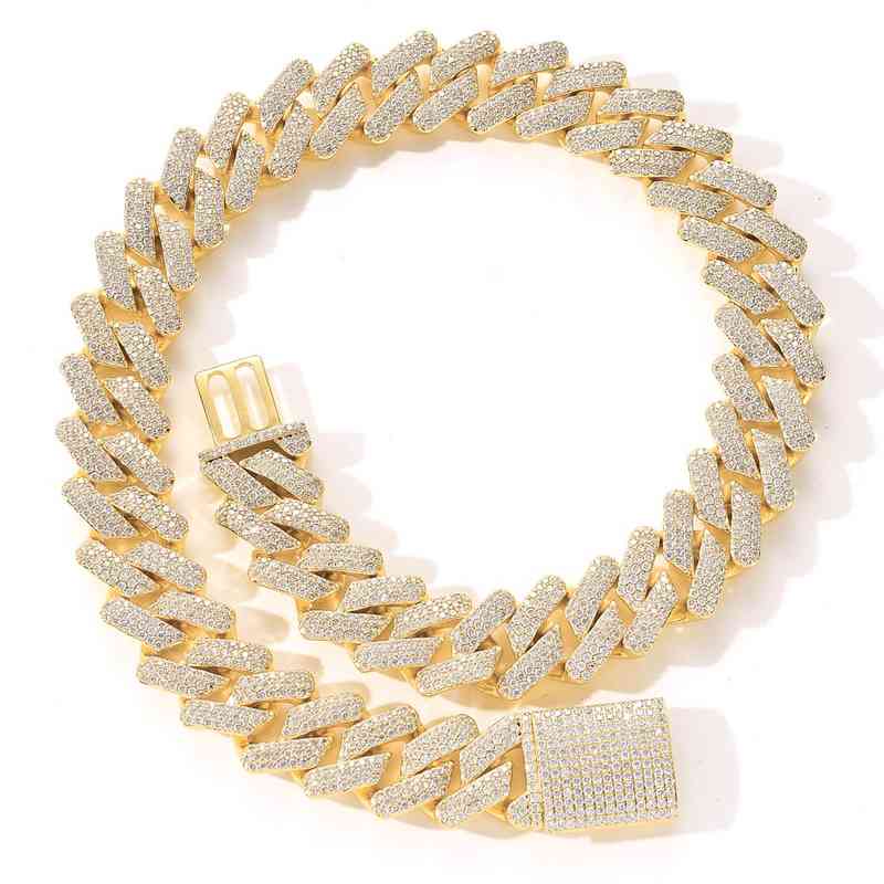 New Arrival Miami Cuban Link Chain Cz Hiphop Iced Out Diamond 20mm Gold Necklac Bracelet For Men Rapper Jewelry Kolye
New Arrival Miami Cuban Link Chain Cz Hiphop Iced Out Diamond 20mm Gold Necklac Bracelet For Men Rapper Jewelry Kolye