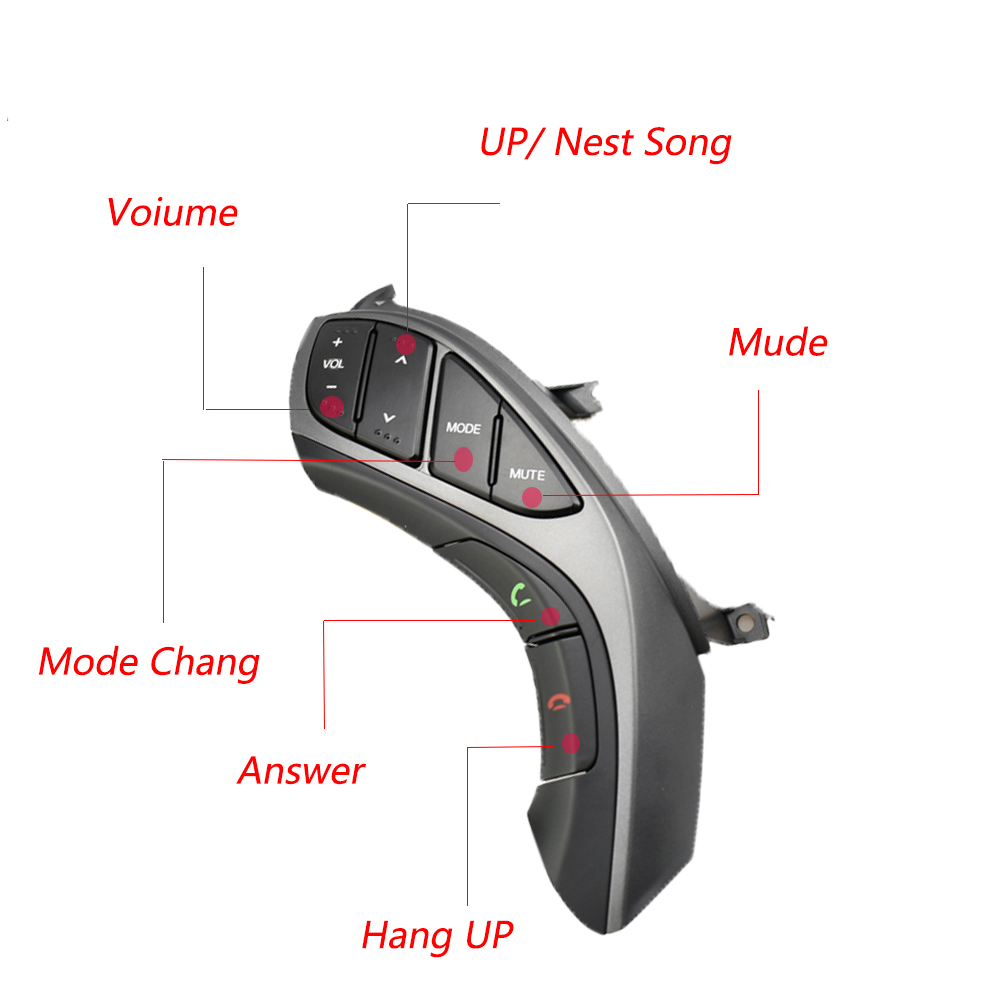 For Hyundai Elantra 2010-2016 I30 Multifunction Switch Steering wheel button Audio and cruise control