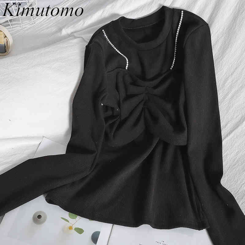 Kimutomo Elegant Casual Patchwork T-shirt Women Fake Two Piece O-neck Slim Long Sleeve Solid Top Korea Chic Spring 210521, Pink
Kimutomo Elegant Casual Patchwork T-shirt Women Fake Two Piece O-neck Slim Long Sleeve Solid Top Korea Chic Spring 210521, Pink