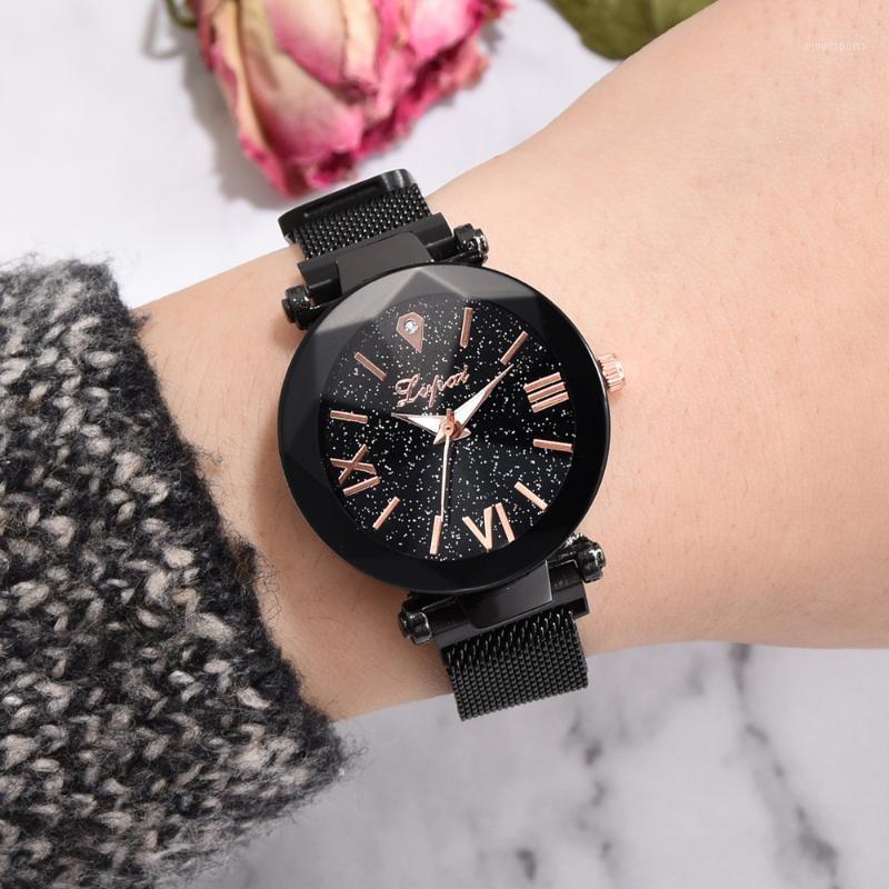 Wristwatches Fashion Starry Sky Stainless Steel Mesh Belt Watch Casual Quartz Analog Luxury Women, As the picture shows
Wristwatches Fashion Starry Sky Stainless Steel Mesh Belt Watch Casual Quartz Analog Luxury Women, As the picture shows