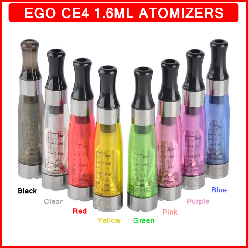 CE4 Atomizer 1.6ml Electronic Cigarettes Cartridge with Black Drip Tip for 510 eGo Battery Carts Vape Atomizers Ecigarette Cartridges
CE4 Atomizer 1.6ml Electronic Cigarettes Cartridge with Black Drip Tip for 510 eGo Battery Carts Vape Atomizers Ecigarette Cartridges