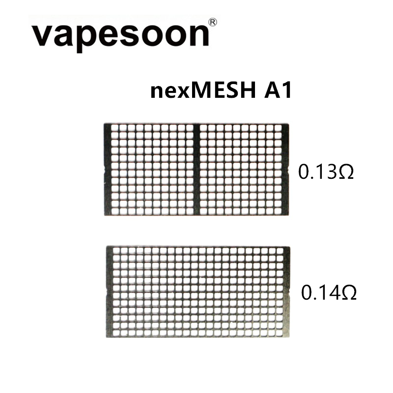 nexMESH A1 0.13ohm 0.14ohm Mesh Coil Heating Wires 17*8.5mm (10pcs/pack) DIY Vaporizer Atomizer for Profile RDTA M RTA
nexMESH A1 0.13ohm 0.14ohm Mesh Coil Heating Wires 17*8.5mm (10pcs/pack) DIY Vaporizer Atomizer for Profile RDTA M RTA