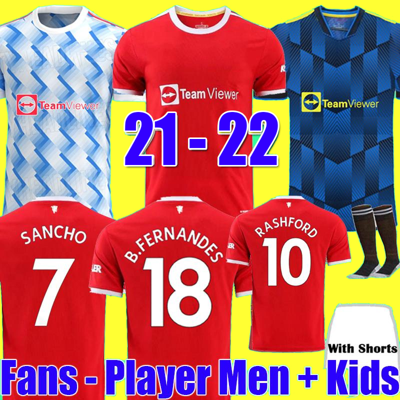 21 22 SANCHO Manchester soccer jersey UNITED Fans Player version MAN BRUNO FERNANDES LINGARD POGBA RASHFORD football shirt UTD 2021 2022 men kids kit sets uniformS, Home
21 22 SANCHO Manchester soccer jersey UNITED Fans Player version MAN BRUNO FERNANDES LINGARD POGBA RASHFORD football shirt UTD 2021 2022 men kids kit sets uniformS, Home