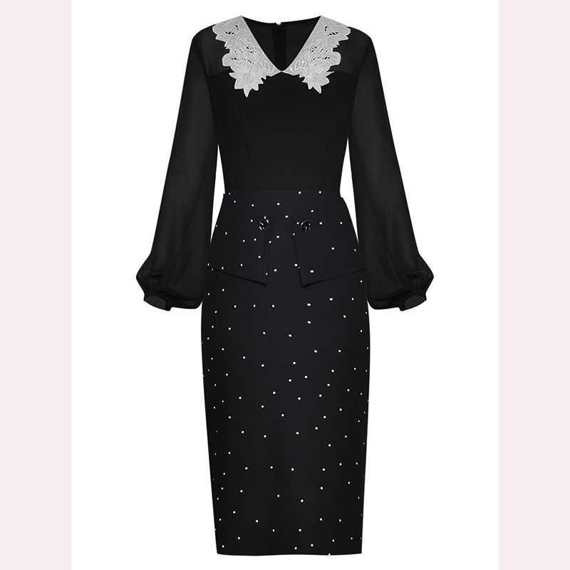 HIGH QUALITY est Fashion Spring Sequin Lapel Lantern Long Sleeve Hip Split Polka Dot Dress 210526, Blue
HIGH QUALITY est Fashion Spring Sequin Lapel Lantern Long Sleeve Hip Split Polka Dot Dress 210526, Blue